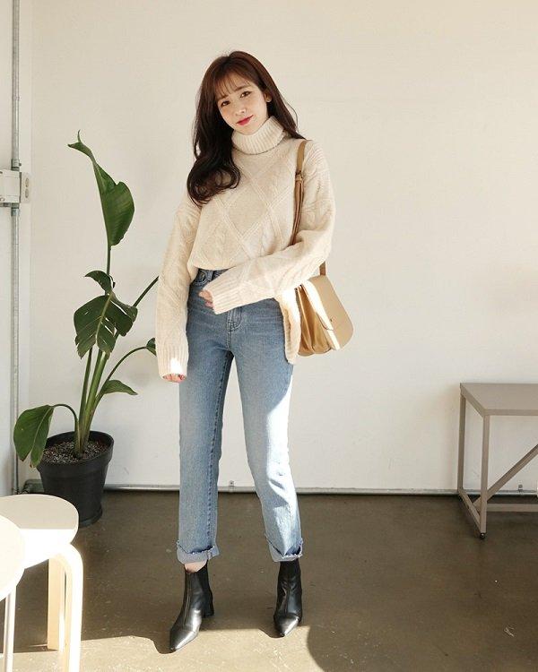 Khoe dáng chuẩn khi kết hợp với quần jeans